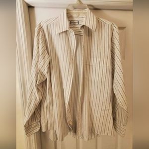 Yves Saint Laurent Striped Men's Button Down Shirt